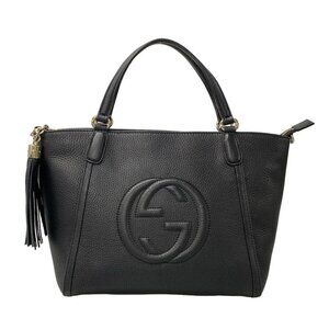 Gucci Handbag Soho Black Leather